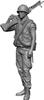 H3 Models Scale Modern American Vietnam M60 Machine Gunner 3D Printer Kit HS35102 1/35 (Person)