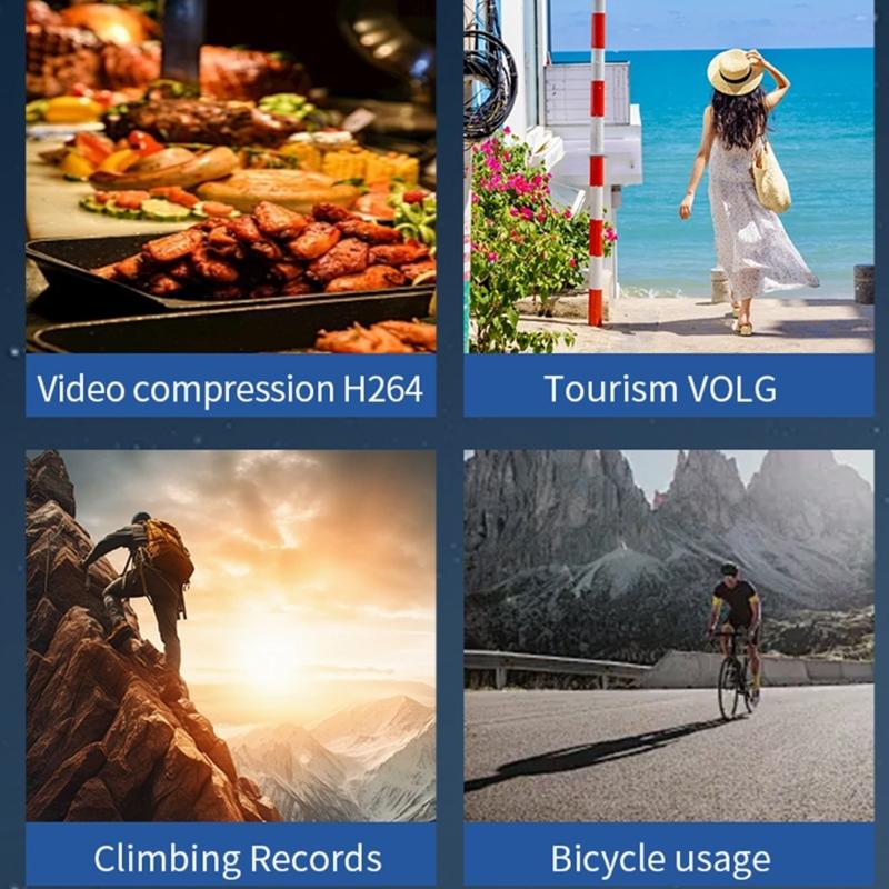 1080P Tragbare Stirnlampe Kamera mit 2MP Objektiv Lange Akkulaufzeit Outdoor Action Camcorder für Outdoor Nachtexploration