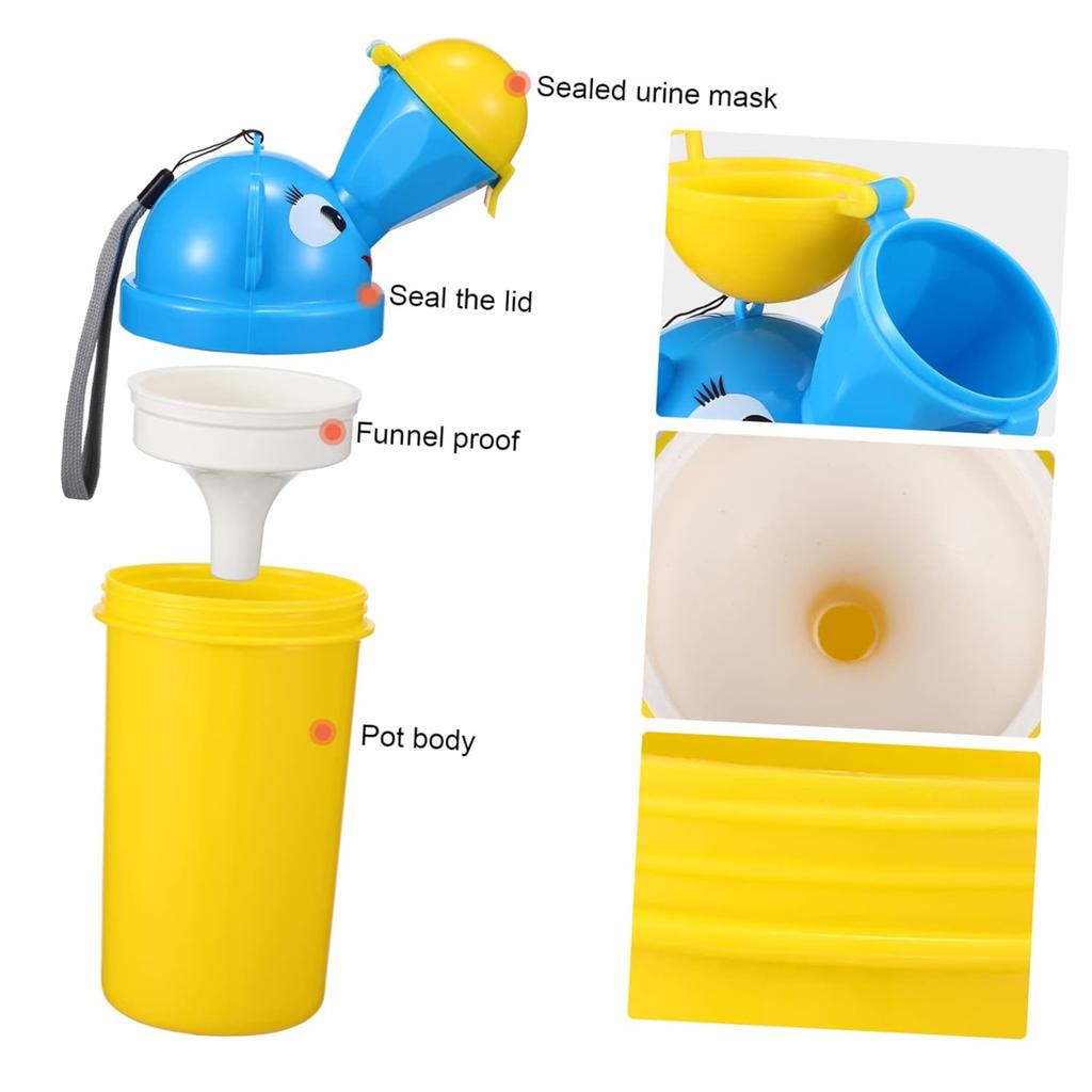 Portable Kids Urinal Potty for Travel - Lightweight Emergency Pee Bottle for Boys Ideal for Camping Car and Outdoor Use
