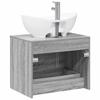 Bathroom Furniture Set Grey Sonoma Engineered Wood