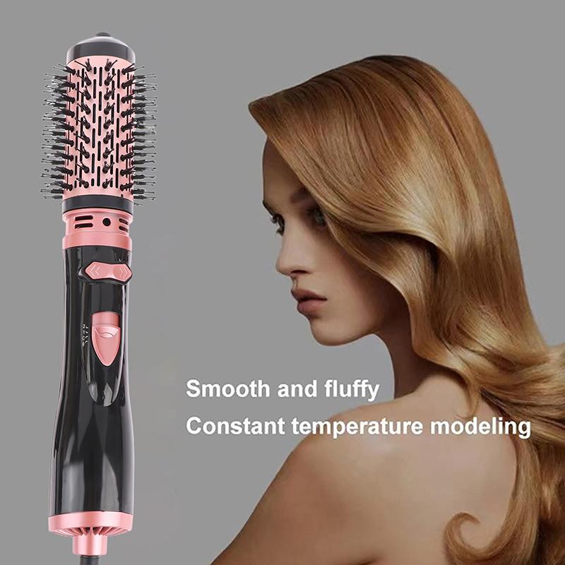 Hair Dryer Brush 2 In 1  Air Spin Brush Curling Straightening Styling Auto-Rotating Ionic Round Blow Hair Dryer Volumizer