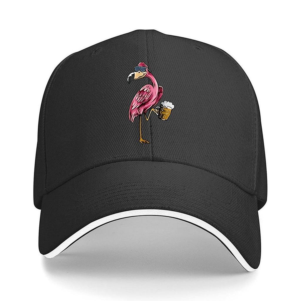 Printed Thousand Cranes Lightweight Outdoor Washable Curved Brim Hat Adjustable Size Fashionable Sandwich Baseball Cap