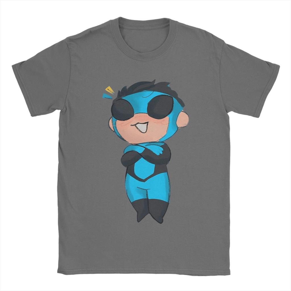 Invincible Chibi OmniUnisex Unisex T Shirt Novelty Tee Shirt Short Sleeve Round Neck TShirt Pure Cotton XL Clothes