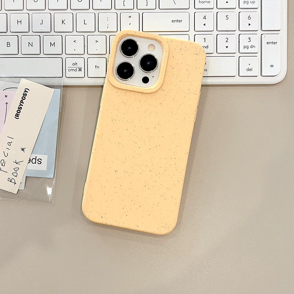 

Wheat Shell 13 for IPhone 14 PROMAX for Apple 15 PLUS Phone Case 11 Biodegradable and Environmentally Friendly 12 Soft XR For iPhone6Plus/6S Plus