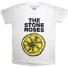 T-Shirt The Stone Roses Limone Tour 1989 Band Ufficiale Nuova Bianca