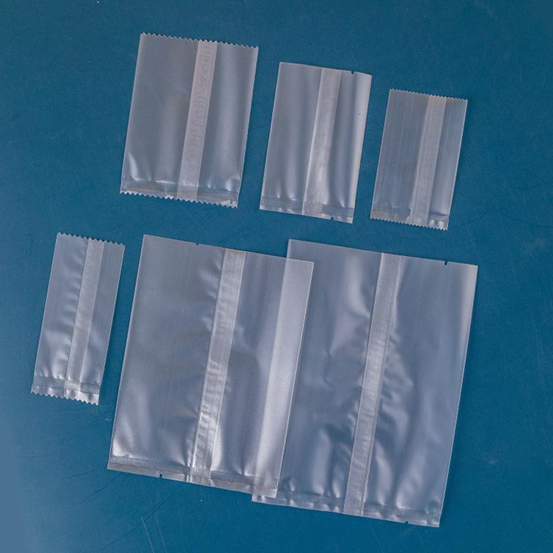 100Pcs Thicker Machine Seal Bags Clear Frosted Food Biscuit Diy Baking Cake Bag