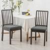 1 2 4 6pcs Spandex Jacquard Chair Cushion Covers Removable Dining Chair Seat Cover Stretch Chair Seat Slipcover Dining Room for Home