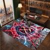 West Ham United Voetbal Print Kristal Fluweel Tapijt, Comfortabel Waterabsorberend Antislip Binnen Vloerkleed