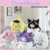 Cute Plush Cartoon Animal Backpack For Kids Kuroomi Transforming Meriedy