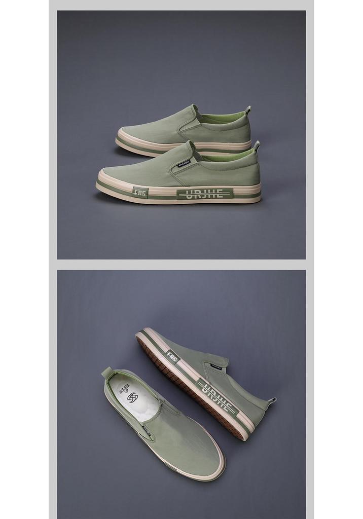 Scarpe da Ginnastica da Uomo Slip-On Primaverili: Sneakers Basse Casual Traspiranti da Skateboard