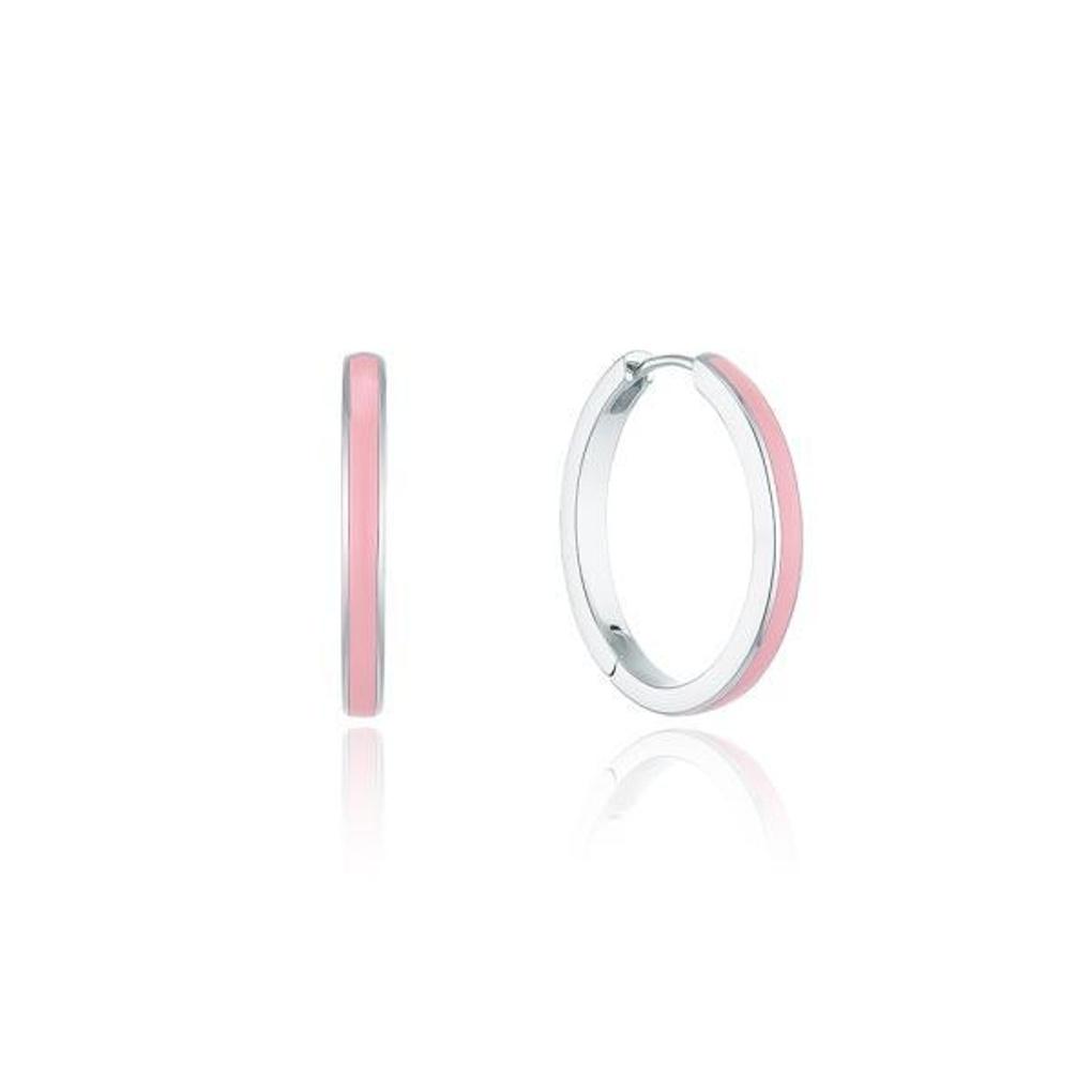 

LLOYD Endless Epoxy Pink Hoop Earrings LLES22518S Basic (photo color)