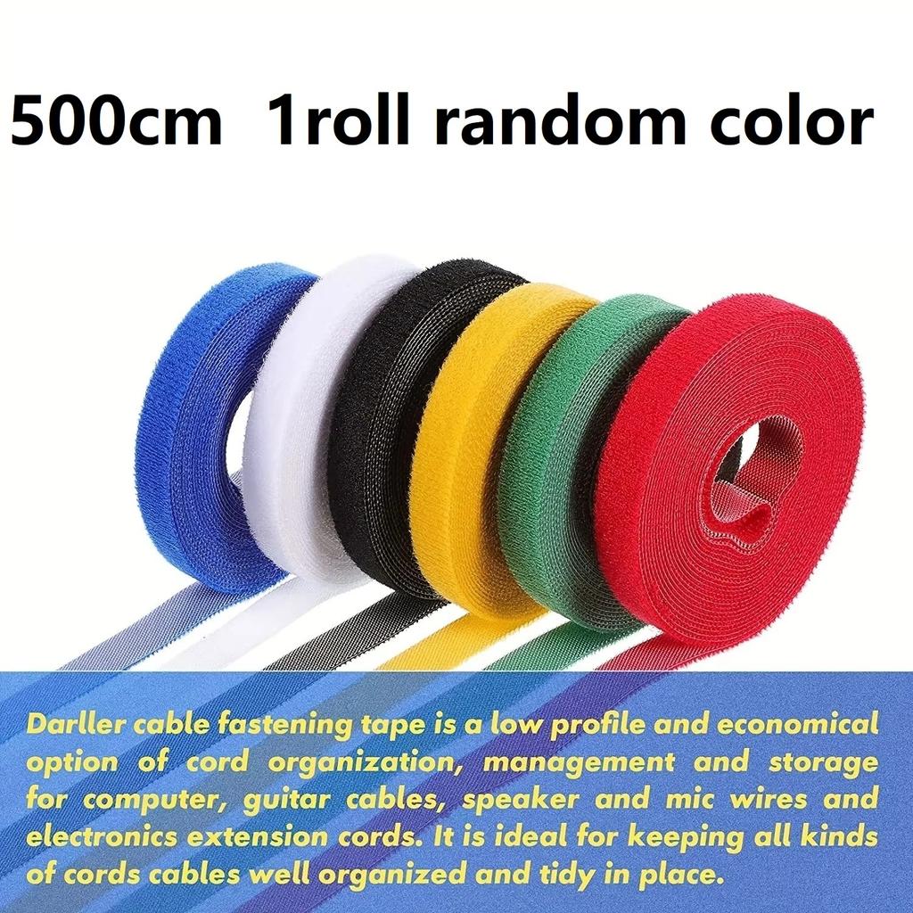 Self Adhesive Plant Nylon Cable Tie Green Adjustable Plants Hook Loop Support Garden Twine Bandage Reusable Fastener Tape Strips