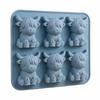 Easter Bunny Candles Moulds Easy To Demold Silicone Easter Plaster Mould Soft Elasticity for Handmade Wax Soap Craft Home Decor
