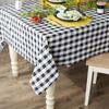 Checkered Square Tablecloth Kitchen, Wedding Party, Holiday Dining Table Decoration Tablecloth