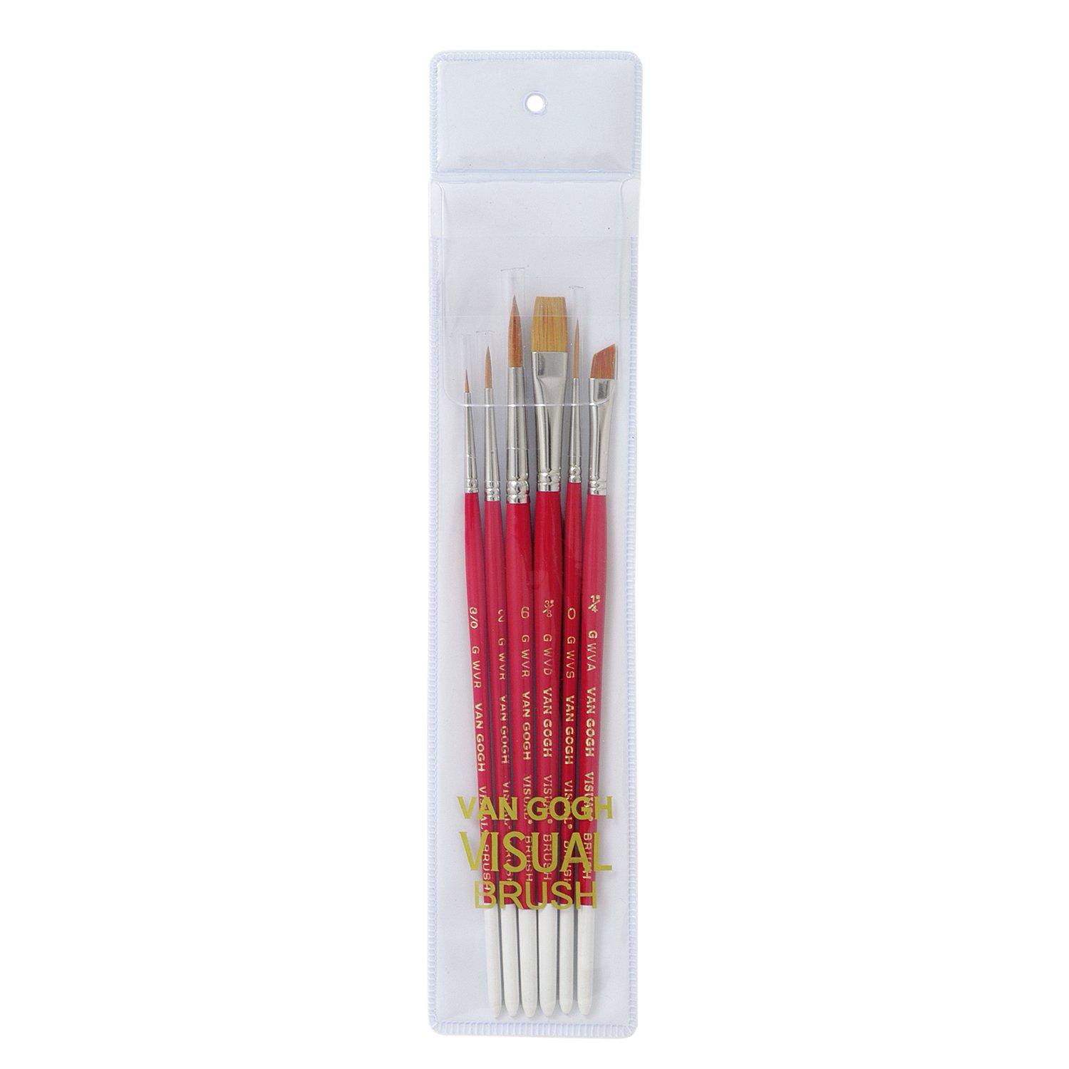 

Talens Japan Watercolor Design Brushes Van Gogh Visual Brush Set of 6 B
