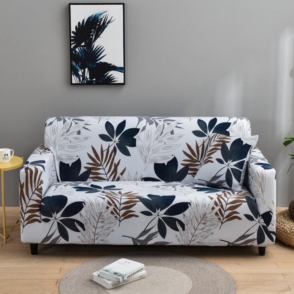 Stretchable Sofa Cover Full Set Slip Resistant Modern Simple Design Fabric Couch Protector