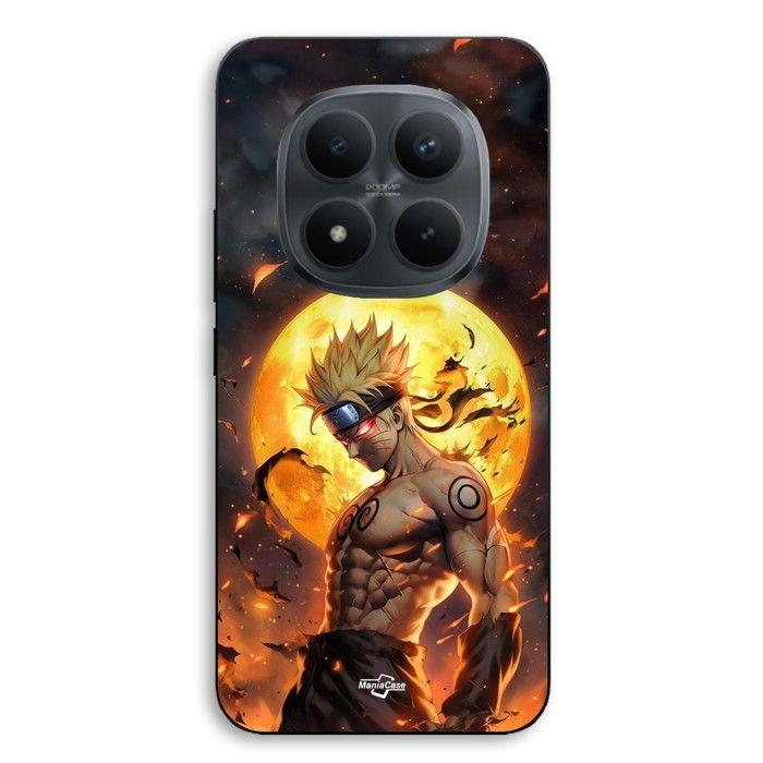 Coque de téléphone - MANIACASE - Xiaomi Redmi Note 15 Pro 5G - Silicone TPU - Noir - Dark Naruto lune 3D