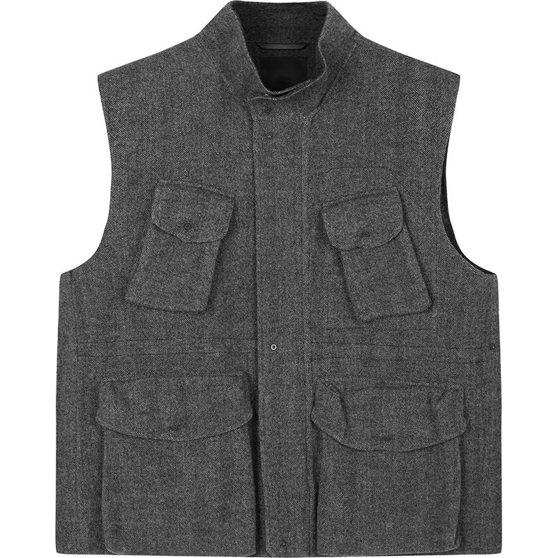 

Шерстяное пальто JNBY H-силуэта без рукавов XS