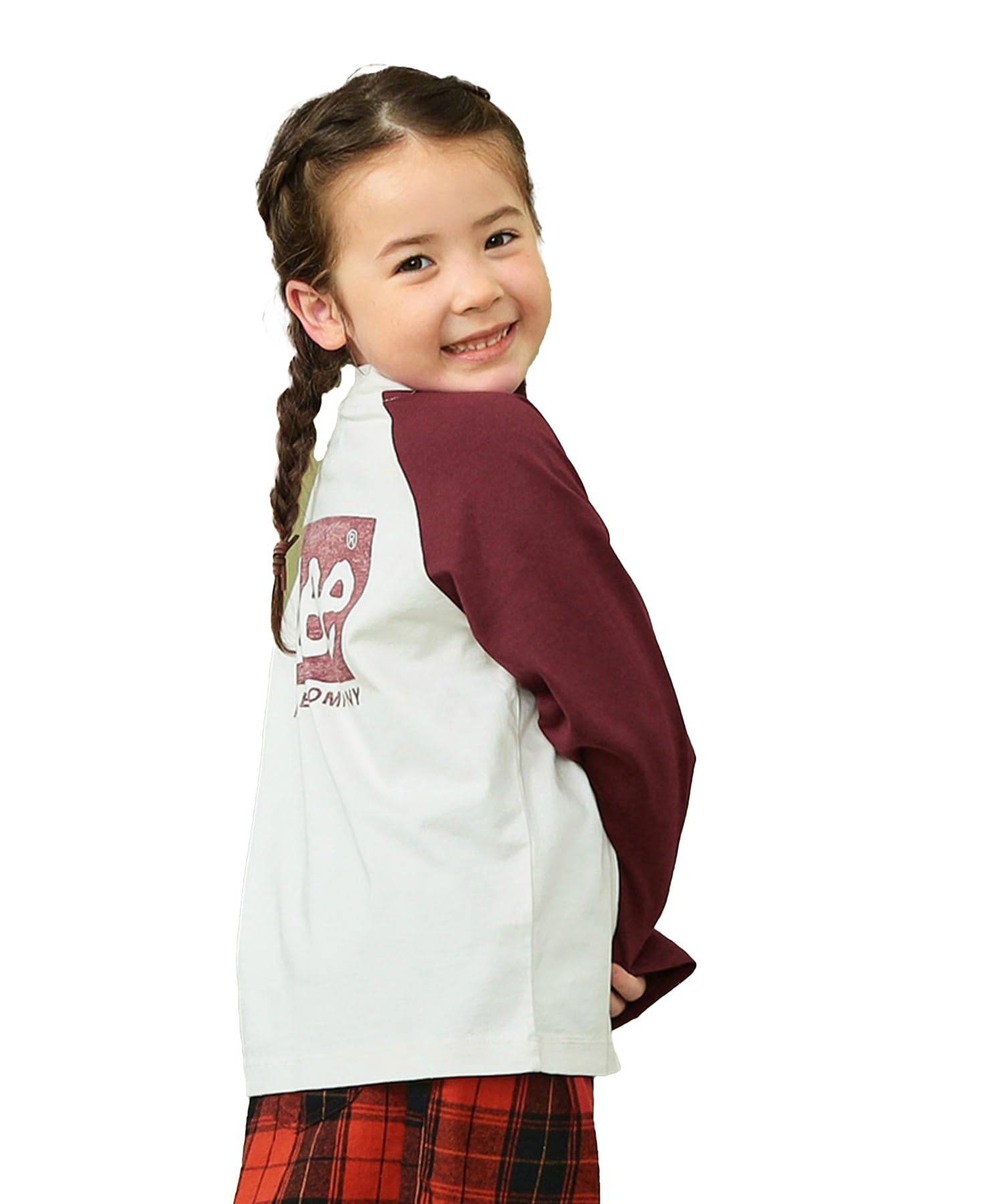 

Lee Футболка с длинным рукавом и логотипом на спине Размеры Детская D.RED Принт, 110см-150см