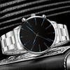 1 Set Fashionable Business Men'S Watch Necklace Ring Stylish Men'S Quartz Watch Christmas Halloween Gift