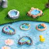 Creative Simulation Pool Figurine Ponds Model Resin Craft Moss Micro Gardening Landscape DIY Decorative Accessories