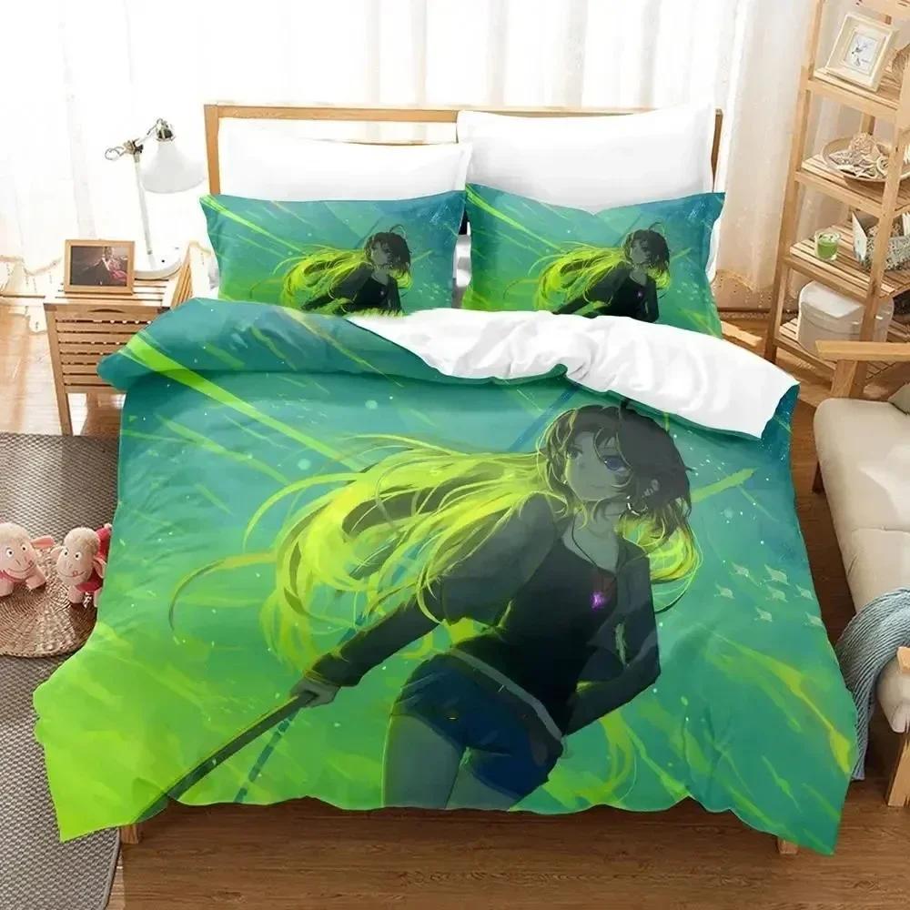 Anime Pixiv Fantasia T Bedding Set Duvet Cover Bed Set Quilt Cover Pillowcase Comforter king Queen Size Boys Adult Bedding Set