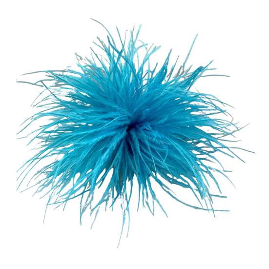 Broche unissex pena de avestruz falsa macio antiderrapante leve vestuário chapéu bolsa decoração festa casamento baile roupas pino