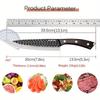 Professionelles Kochmesser Edelstahl Santoku Allzweck-Schälmesser Küchenutensilien-Sets Mehrzweckmesser