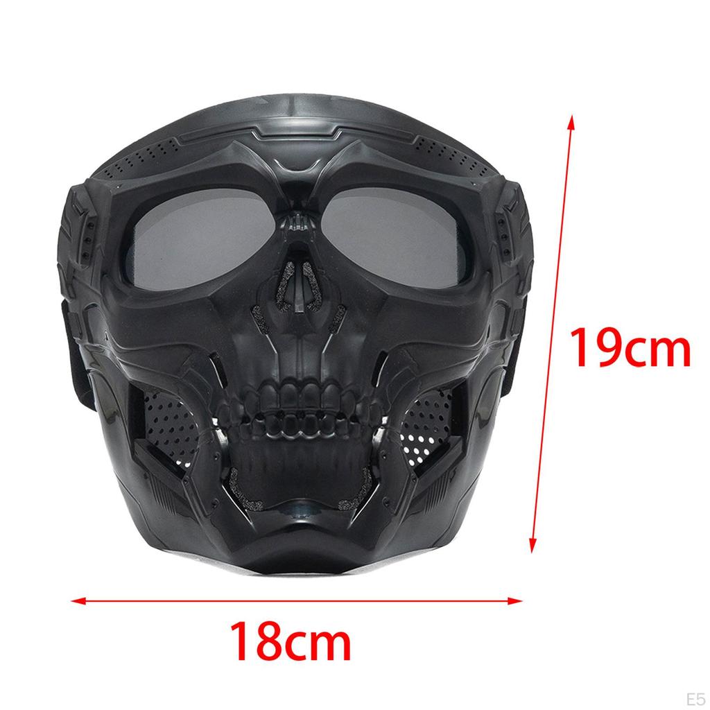 Skull Goggles Protective Full Face Mask for Riding Skiing Snowing Party