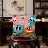 A-Amazing W-World Animation Of G-Gumball cushion cover Home Office Birthday Anniversary Gifts Soft Skin Friendly Cushion Cover