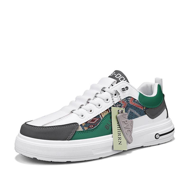 Board-Schuhe Studenten-Freizeitschuhe Herrenschuhe Neue Herren Vier-Jahreszeiten Mode Atmungsaktiv Verschleißfest Low-Top Dicksohlige Fuß-Sneaker