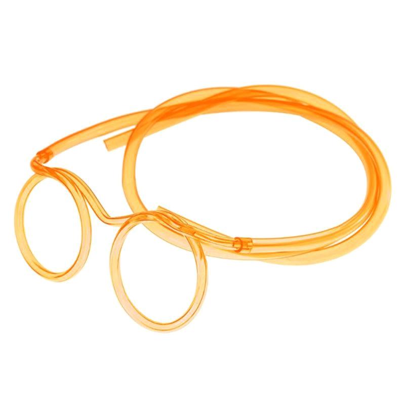 Plastic Straws Glasses Design Soft Drink Juice Straws Tube For Adult Chidren Cartoon