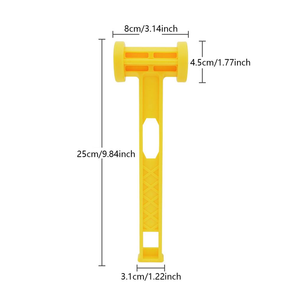 High Strengths Plastomer Hammer Versatiles Outdoor Tent Ground Peg Hammer for Campers and Backpackers