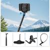 Outdoor Photography Foldable Camera Mount Adapter Magnetic Quick Detach Base 1/4 Tripod Screw Multiple Angle Adjustment