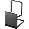 Yamazaki Tower Magnetic Sponge Holder, Double, Black, Approx. W6.5 X D6.3 X H11cm, Two-Tier, Easy To Clean, Product Number: 3281