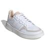 Adidas Originals Super Court Leather Low top Kids' Skateboarding Shoes White Brown Teenagers EE8795