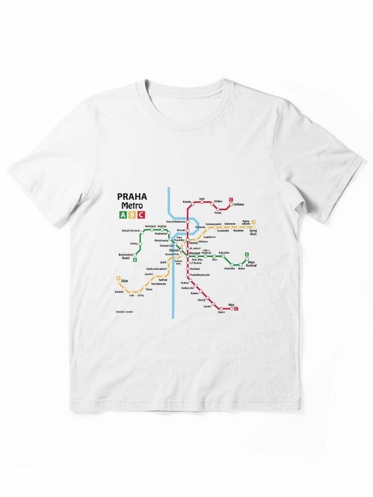 Metro PRAGUE metro network Essential T-Shirt