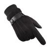 Tri-polar Men's Winter Suede Gloves