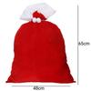 6/1pcs Large Santa Claus Gift Bags Christmas Velvet Drawstring Bag Candy Present Packing Pouches Holiday New Year Decor Supplies