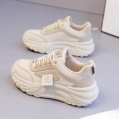 Daddy Shoes Women's New Autumn Women's Shoes Increase Height Versatile Small Platform Sneakers Women