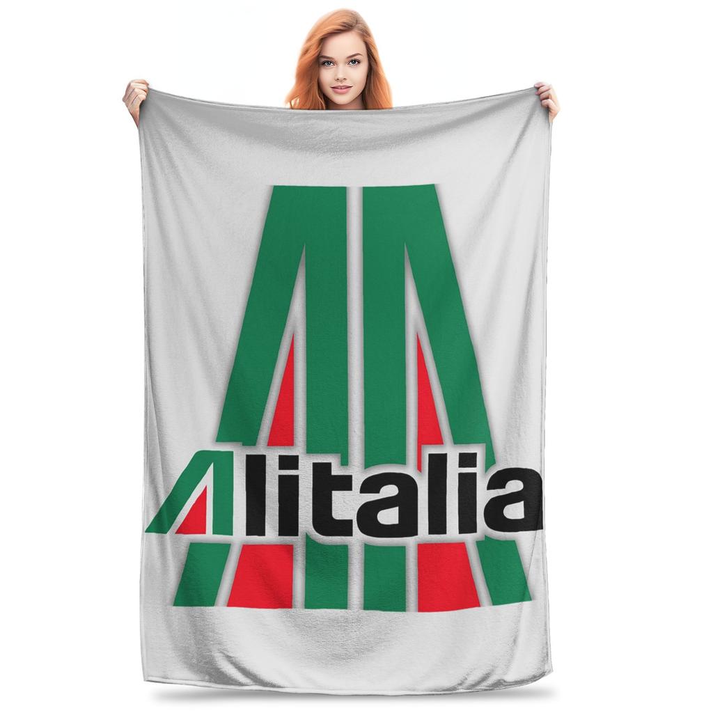 Flannel Throw Blanket Aprilias Italy Racing Logo Warm Plush Blankets Soft Bedding for Bed Living Room Home Travel Couch