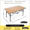 Folding Portable Carbon Steel Camping Table and Chairs Set for Outdoor Dining and Street Stalls