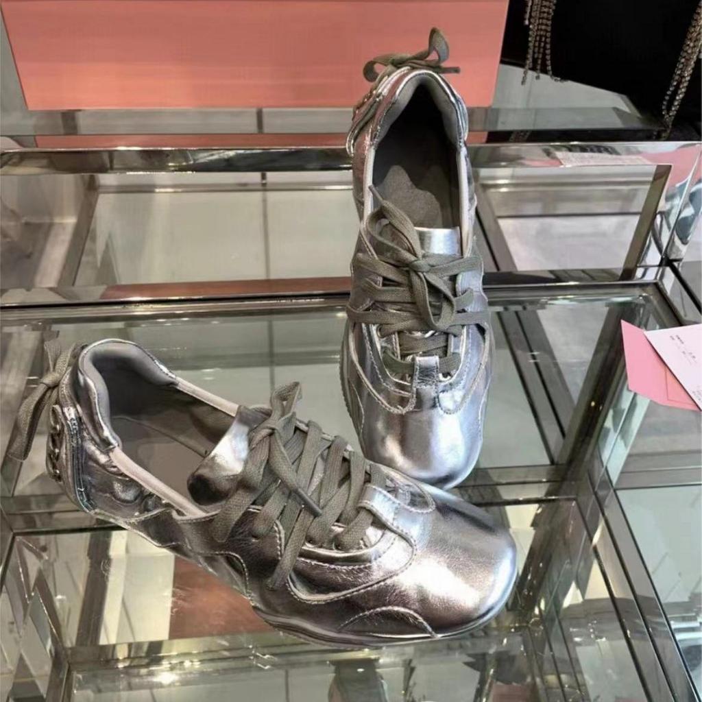 Sheepskin version~ Korean niche ballet shoes strap leather shoes casual flats Mary Jane shoes sneakers single shoes