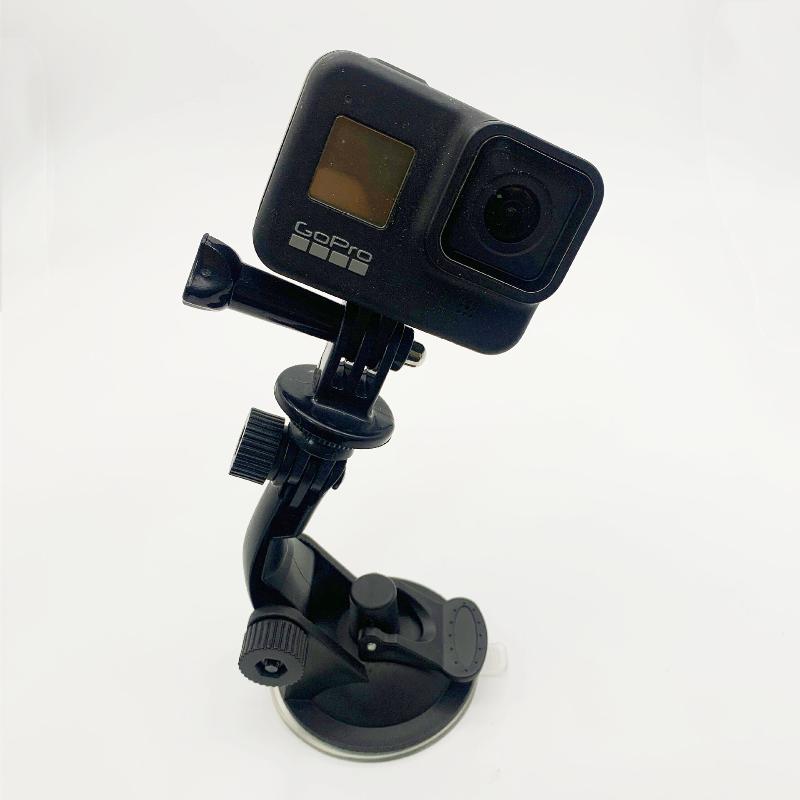 1 Set For Hero 13 12 11 10 Insta360 X3 X4 Dji Osmo Action 5 Pro Camera Suction Cup Mount Car Glass Vehicle Windshield Holder