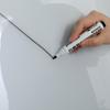 Adjustable Height Tempered Glass Magnetic Dry Erase Whiteboard, 90 x 60 cm, School Supplies or Office Decor, Includes 2 Magnets 2 Markers 1 Eraser