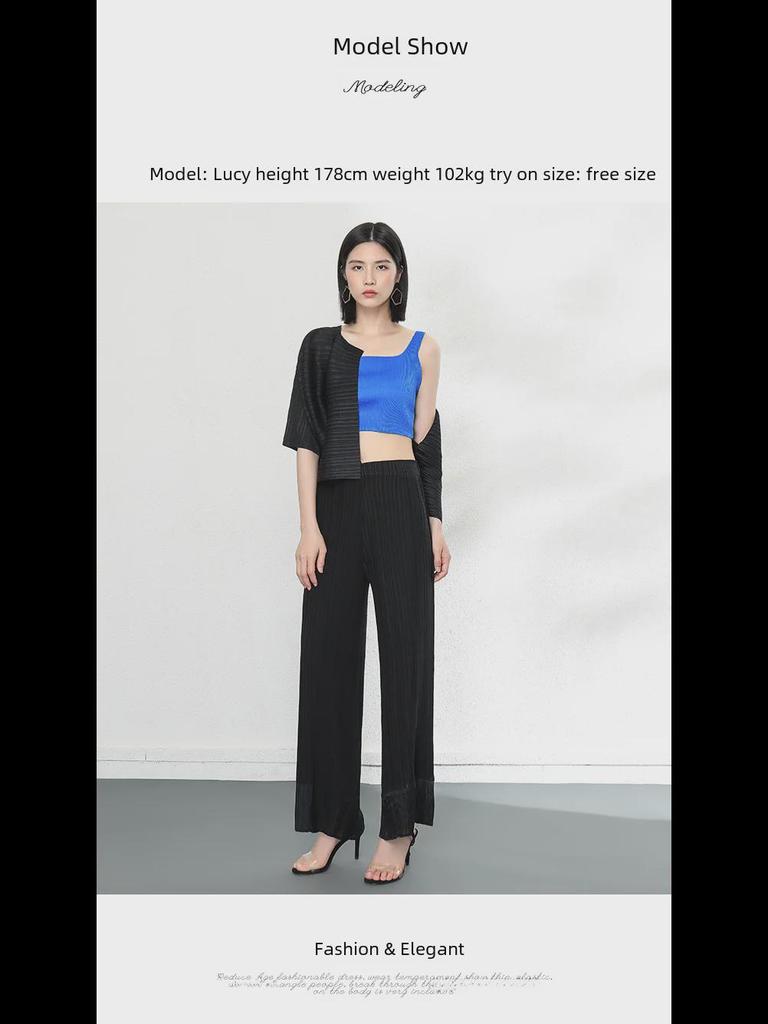 Dámský ležérní skládaný kardigan Miyake 2024