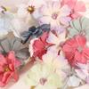20PCS Headwear Exquisite Flower Applique DIY Handmade Flower Patch Fabric Artificial Silk Flower Hair Clips Decor
