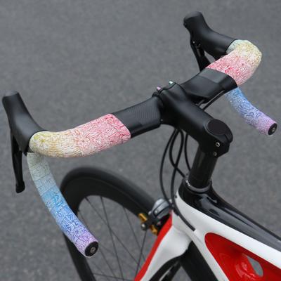 Bike Handlebar Tape for Road Bike High Stain Resistance Bicycle Handlebars Wrap Shock-Absorbing Non-Slip Comfortable Grip Tape with Bolt Stopper