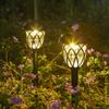 Tomshine Outdoor Solar Pathway Lights 6pack LEDs Lawn Lamp IP44 Waterresistant DusktoDawn