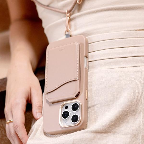 Uniq Etui Coehl Muse Iphone 16 Pro 6.3  Magnetic Charging Dusty Nude
